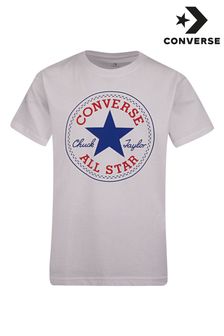 Белая футболка Converse Chuck с нашивкой (973728) | 8 930 тг