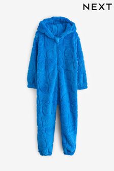 Cobalt藍色心形 - Fleece All-in-one (1.5-16yrs) (974445) | NT$980 - NT$1,510