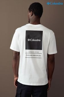 Columbia Mens Barton Springs Back Print 100% Cotton T-Shirt (975151) | $46