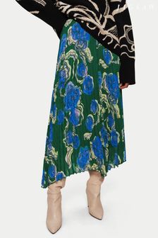 Jigsaw Green Sharan Ranshi Asymmetric Skirt (975190) | €89