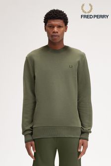 Fred perry crew neck sweatshirt shop