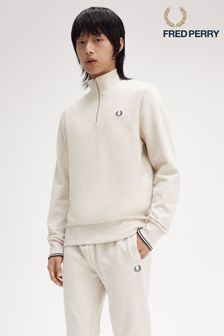 Fred Perry Mens Half Zip Sweatshirt (975506) | kr1,233