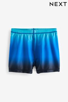 Blue Ombre Shorter Length Stretch Swim Shorts (3-16yrs) (976528) | €9 - €19