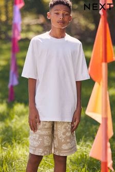 Stone - Bandana印花针织短裤 (3-16歲) (977022) | NT$490 - NT$710