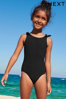 Black Textured Swimsuit (3-16yrs) (977129) | AED68 - AED92