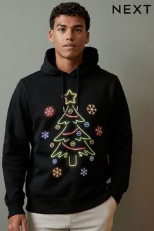 Multi - Overhead Hoodie - Christmas Sweatshirt (977340) | kr520