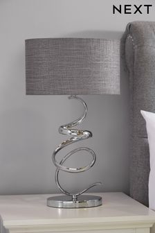 Chrome Ribbon Small Touch Table Lamp (977507) | €66