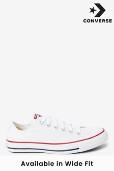 Converse White Regular/Wide Fit Chuck Taylor All Star Ox Trainers (978973) | KRW117,400