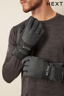 Black Ski Gloves (979038) | OMR10