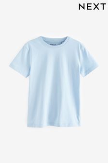 Blue Light Cotton Short Sleeve T-Shirt (3-16yrs) (979338) | €5 - €8