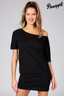 Vestido tipo camiseta en negro exclusivo de Pineapple (979626) | 34 €