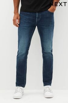 Sattblau - Slim - Vintage-Jeans in Regular Fit mit Stretchanteil (979841) | 42 €