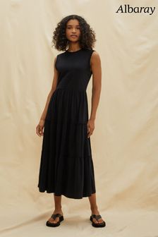 Albaray Sleeveless Tiered Black Dress (979949) | 93 €
