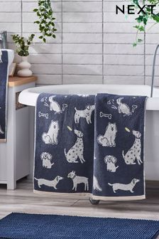 Blue Dogs Towel 100% Cotton (979983) | €11 - €23.50