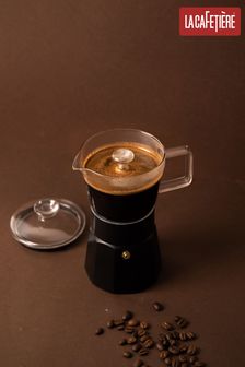 La Cafetière Black 6 Cup Glass Espresso Maker