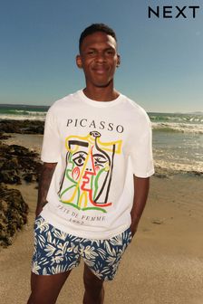 Weiß, Picasso - Artist Licence T-Shirt (981034) | 28 €