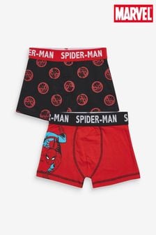 Red/Black Marvel® Spiderman 2 Pack Trunks (2-12yrs) (981284) | CHF 11