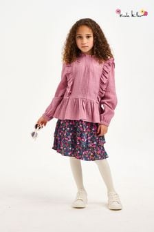 Пурпурная блузка с цветочным принтом Nicole Miller (982252) | €22 - €24