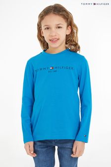 Tommy Hilfiger Unisex Kids Blue Essential Long Sleeve T-Shirt (983993) | 20 € - 23 €