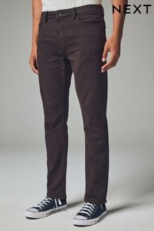 Ciemnobrązowy - Krój dopasowany - Comfort Stretch Jeans (984016) | 195 zł