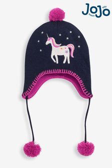Jojo Maman Bébé Unicorn Appliqué Hat