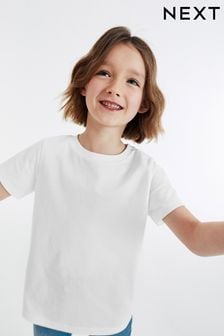 White 100% Cotton T-Shirt (3-16yrs) (984925) | $6 - $11