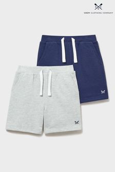 Crew Clothing Company Blue Cotton Casual Shorts