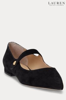 Lauren Ralph Lauren Londyn Suede Mary Jane Flats (985756) | kr2 910