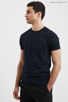 French Connection Spot Navy T-Shirt (986034) | OMR10
