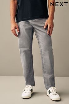 Grey Light - Regular Fit Overdyed Denim Jeans (986041) | kr460