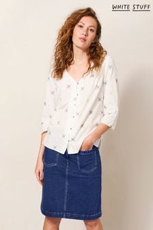 White Stuff Blue Melody Denim Skirt (986278) | HK$684