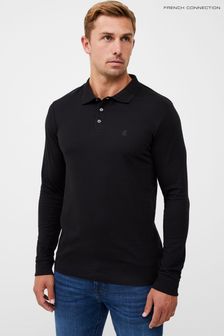 French Connection Long Sleeve Polo Shirt 2 Pack