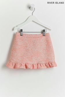 Różowa dziewczęca spódnica żakardowa River Island (986578) | 50 zł