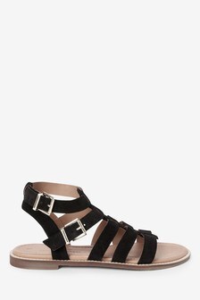 Black Suede Regular/Wide Fit Forever Comfort® Gladiator Sandals (987191) | 17 €