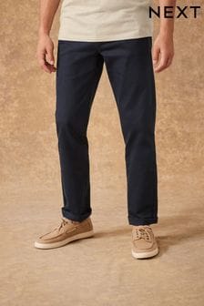 Navy Straight Classic Stretch Jeans (987999) | 139 QAR