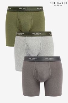 Ted Baker Natural Cotton Boxer Briefs 3-Pack (988349) | $63
