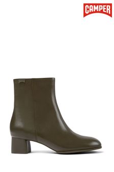 Camper Women Green Katie Mid Leather Boots