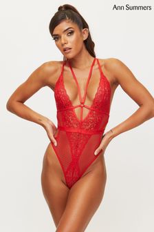 Rot - Ann Summers The Obsession Body aus Blumenspitze (988998) | 41 €
