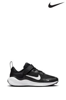 Nike Black/White Junior Revolution 7 Trainers (990095) | $60