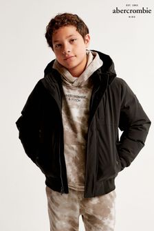 Abercrombie & Fitch Technical Bomber Black Jacket (990357) | €113
