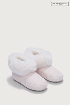 The White Company Pink Faux Fur Boot Slipper (990396) | €13.50