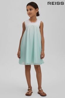 Reiss Blue Coco Junior Ombre Tulle Dress (990791) | OMR49