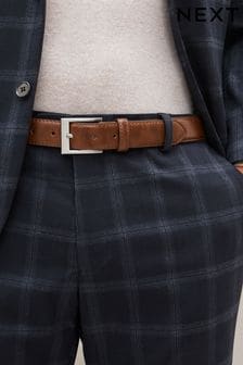 Tan Brown Stitched Edge Belt (991012) | €12.50
