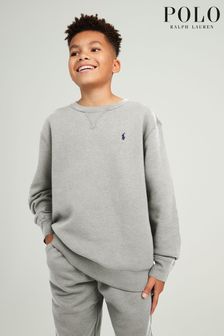 Серый - Свитшот для мальчиков с логотипом Polo Ralph Lauren (991111) | €103 - €109