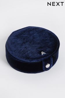 Navy Blue Initial Jewellery Box (992195) | kr139
