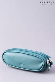 Niebiesko-zielona - Podwójne skórzane etui na okulary Lakeland Leather (992518) | 160 zł