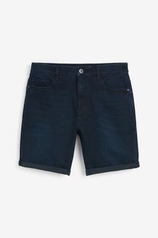 Indigo Blue Slim Fit Denim Shorts (992736) | $30