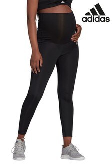 adidas Black Maternity 7/8 Leggings (992862) | $50