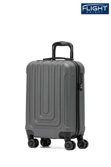 Flight Knight 55x35x20cm 8 Wheel ABS Hard Case Cabin Carry On Hand Black Luggage (993063) | $110
