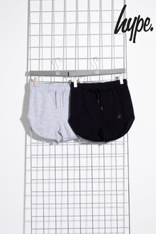 Hype. Black/Grey Two Pack Kids Runner Shorts (993427) | R588